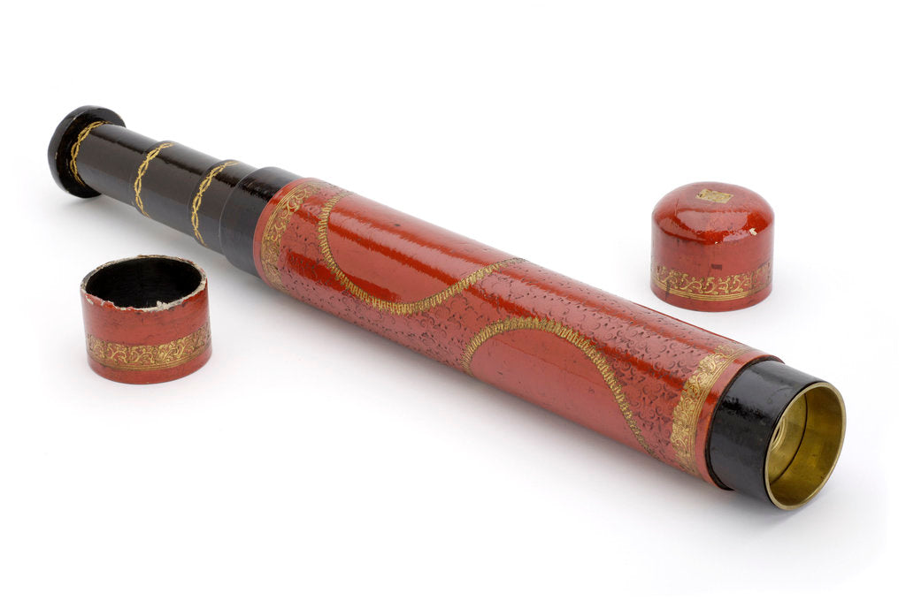 Detail of Portable telescope by Unknown