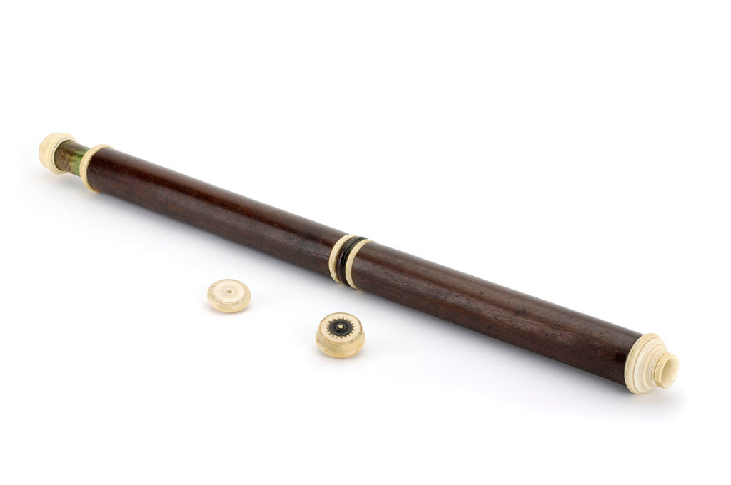 Detail of Portable telescope by unknown