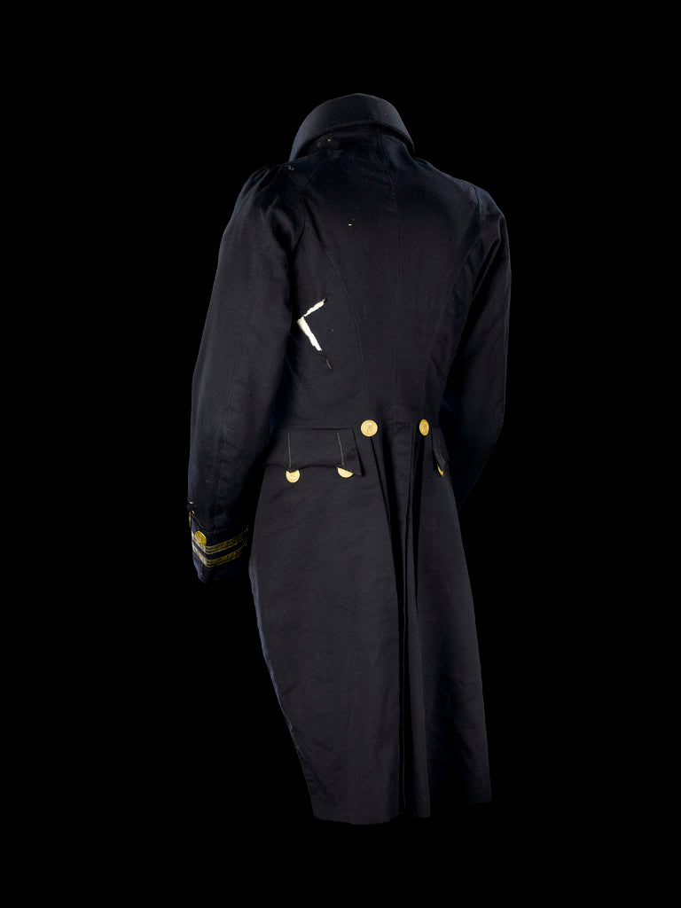Detail of Undress coat - back, Royal Naval uniform: pattern 1825-1827 by R. Norton