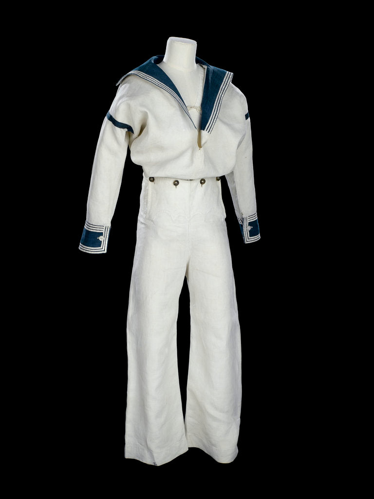 Detail of Sailor suit, Royal Naval uniform: pattern 1846 by unknown