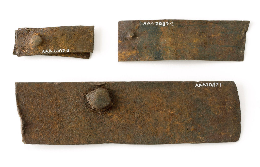 Detail of Fragments of a barrel hoop by unknown
