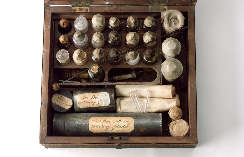 Detail of Medicine chest by unknown