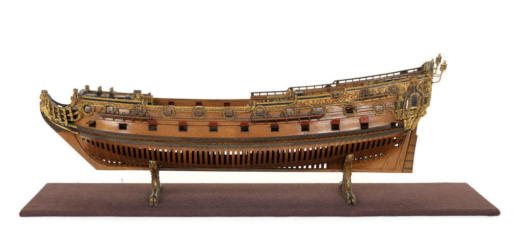 Detail of 'Bonaventure' (1683); Warship; Fourth rate; 50 guns by Unknown