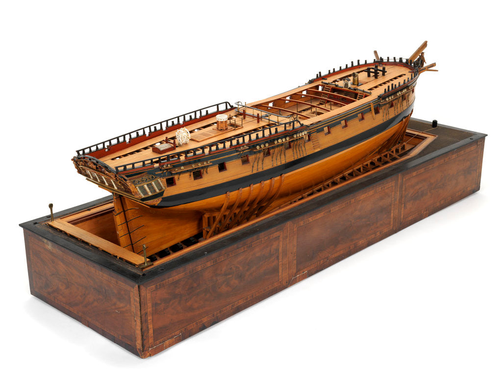 Detail of 'Diana', 38 guns by Unknown