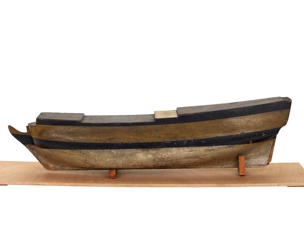 Detail of Ship of 60 guns, port broadside by Unknown