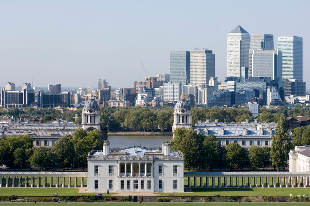 Detail of View of Queen's House and Isle of Dogs from Greenwich Park by National Maritime Museum