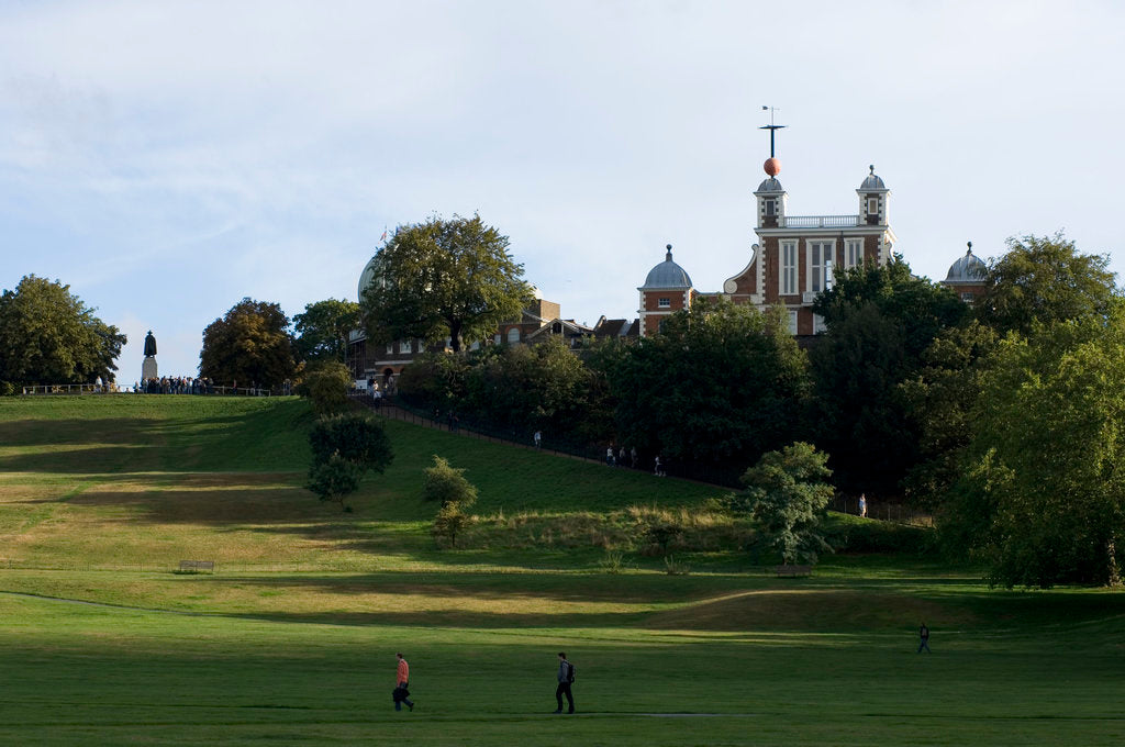 Detail of Greenwich Park and Royal Observatory by National Maritime Museum