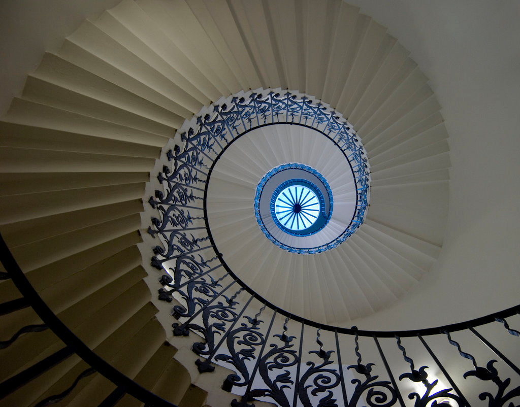 Detail of Tulip Stair in Queen's House, Greenwich by National Maritime Museum