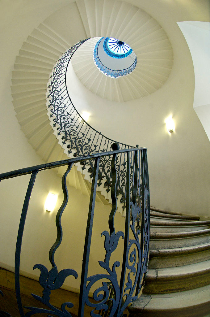 Detail of Tulip Stair in Queen's House, Greenwich by National Maritime Museum