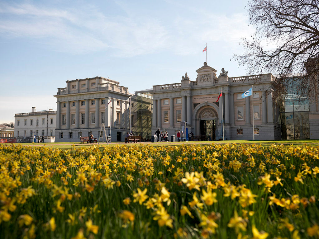 Detail of Exterior of the National Maritime Museum, Greenwich in spring by National Maritime Museum