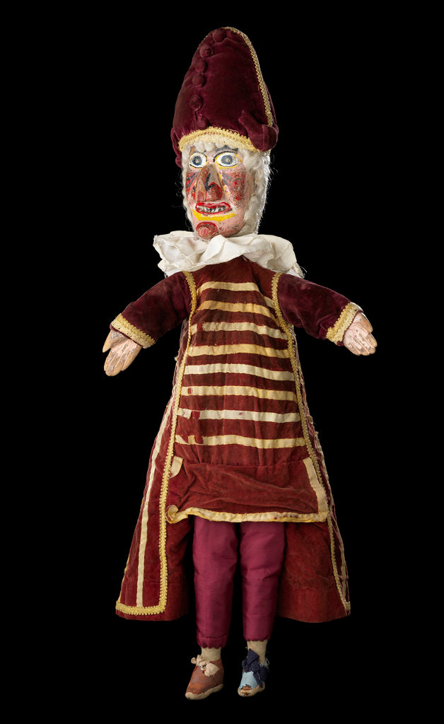 Detail of Puppet, part of Punch and Judy set by unknown