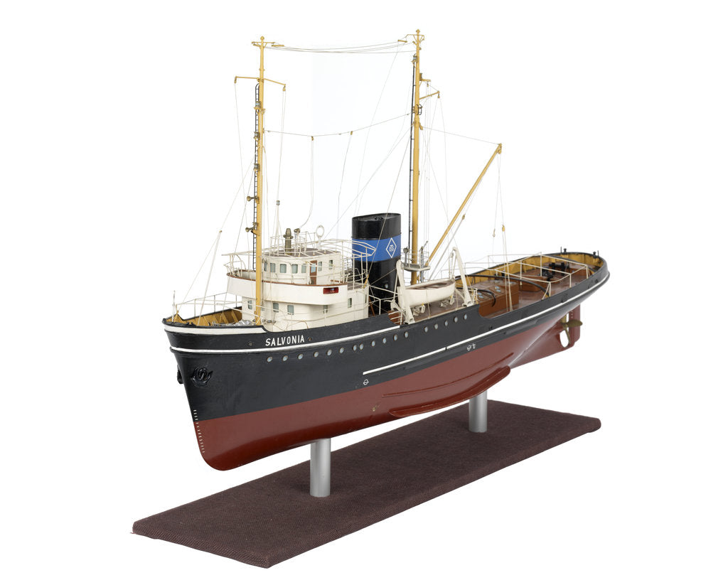 Detail of Full hull model of salvage tug 'Salvonia' (1951) by Unknown