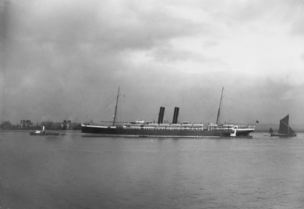 Detail of Passenger liner 'Ortona' (Br, 1899) Pacific Steam Nav Co Ltd. by unknown