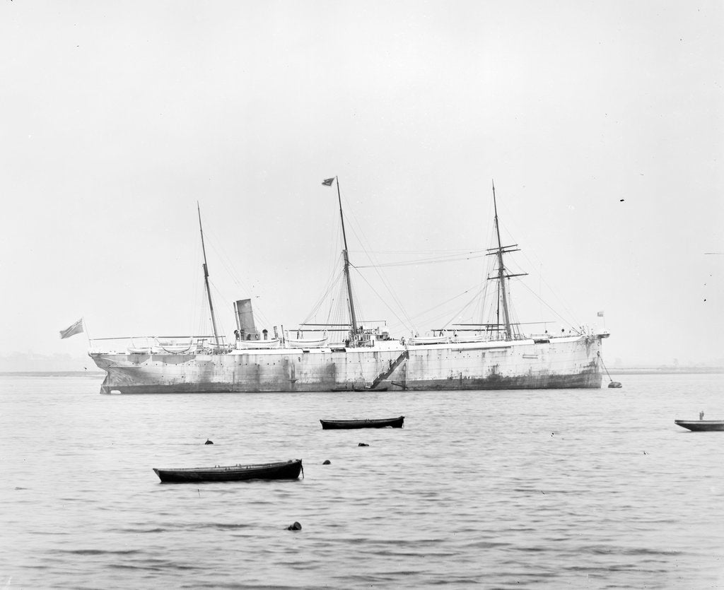 Detail of Photograph of cableship 'Silvertown' (1873) by unknown
