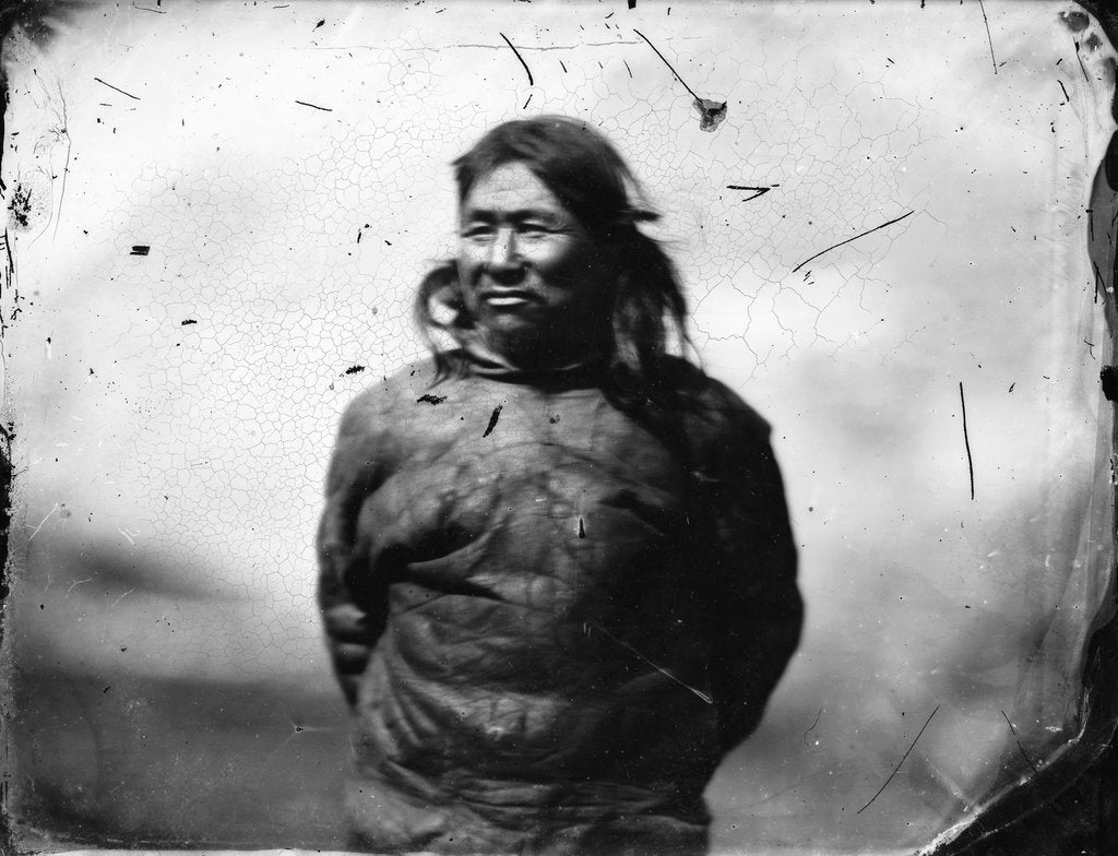 Detail of One of the Greenland Inuit by Edward Augustus Inglefield