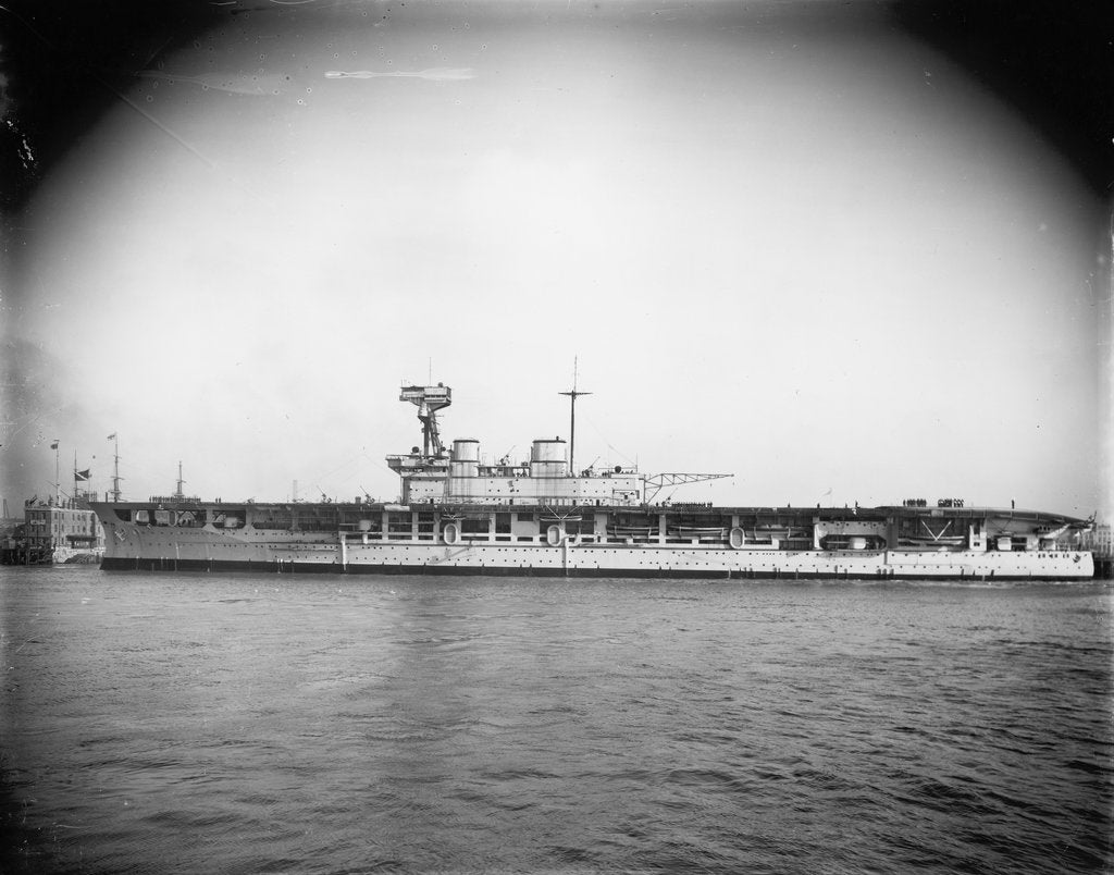 Detail of HMS 'Eagle' (1918) by unknown