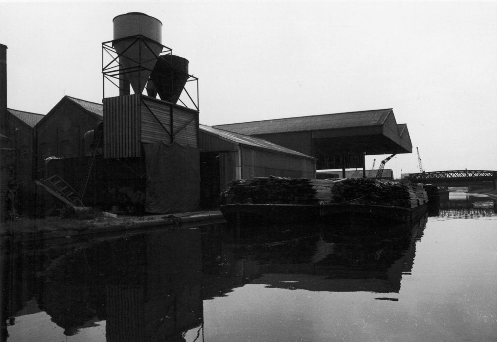 Detail of Abandoned industrial buildings on the Surrey Canal by unknown