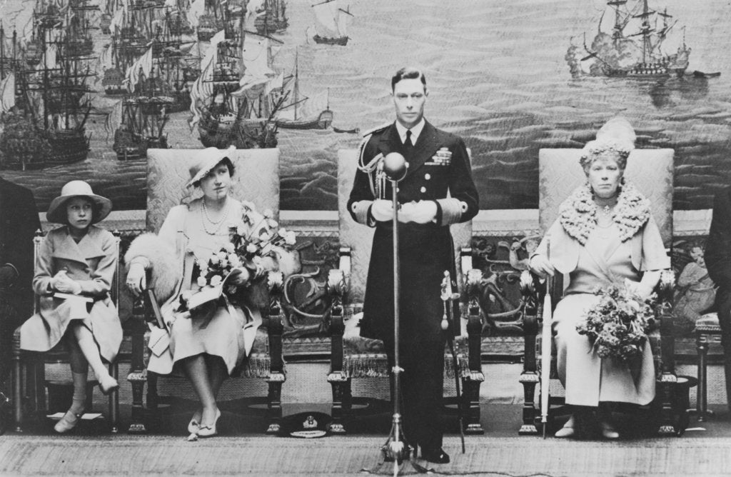 Detail of The Royal opening of the National Maritime Museum, 1937 by unknown