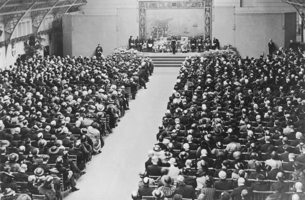 Detail of The Royal Opening of the National Maritime Museum, 1937 by unknown
