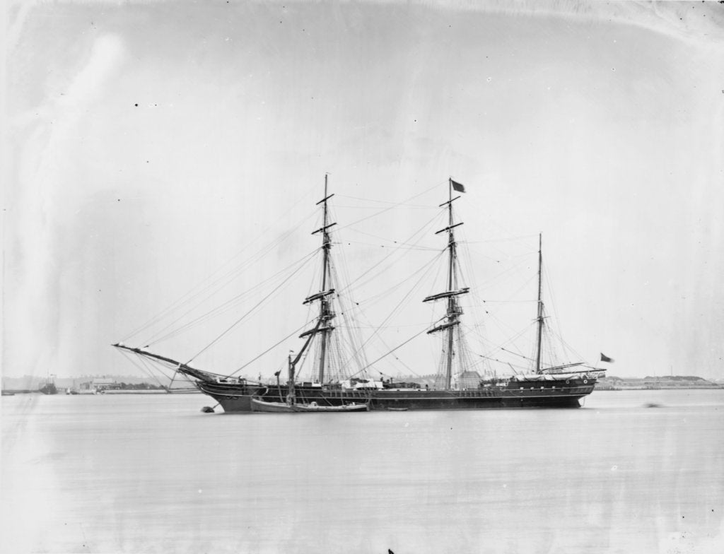 Detail of The P&O liner SS 'Indus' (1871) in 1882 by unknown