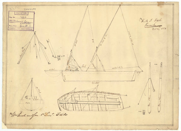 23ft Launch for HMS Texel (1799)