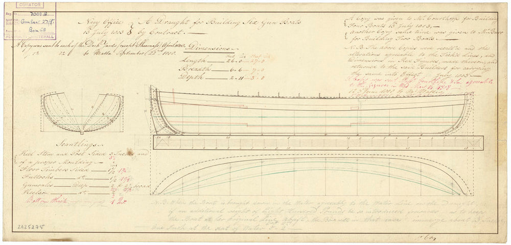 26 ft and 27ft Gunboat (1803)