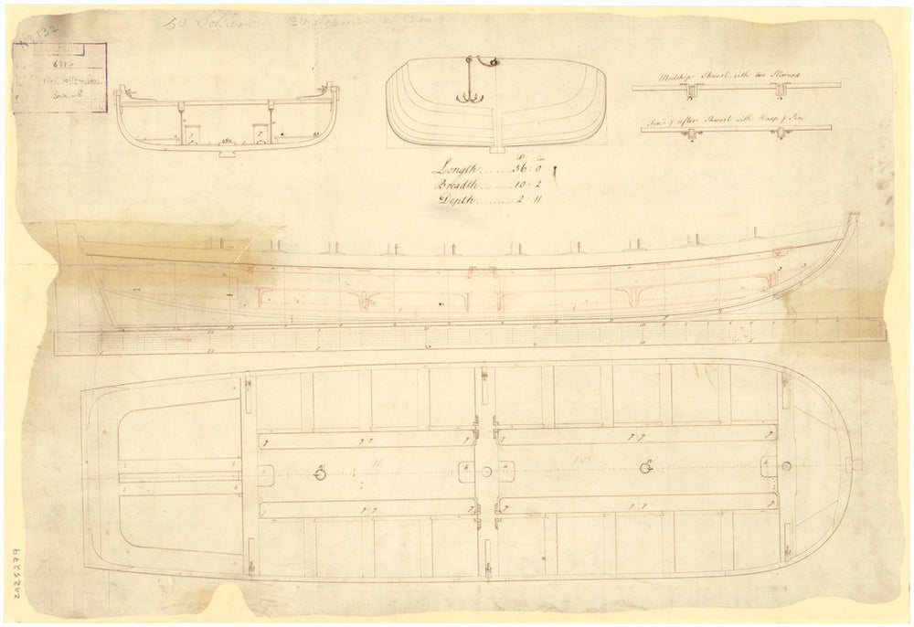 36ft Flat-bottomed Boat (1758)