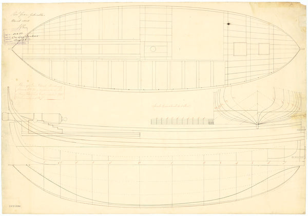 55ft one-gun Gunboat (circa 1808)