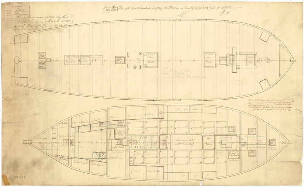 Thracian (1809); Eclair (1807)