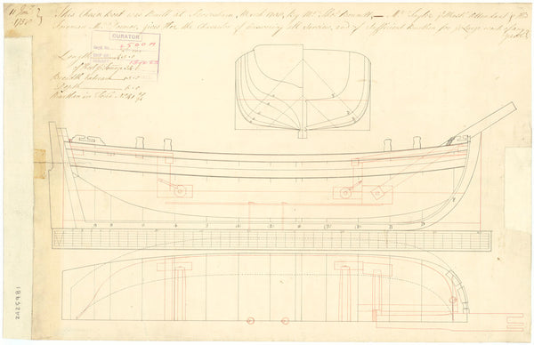 45ft Chain Boat (1758)