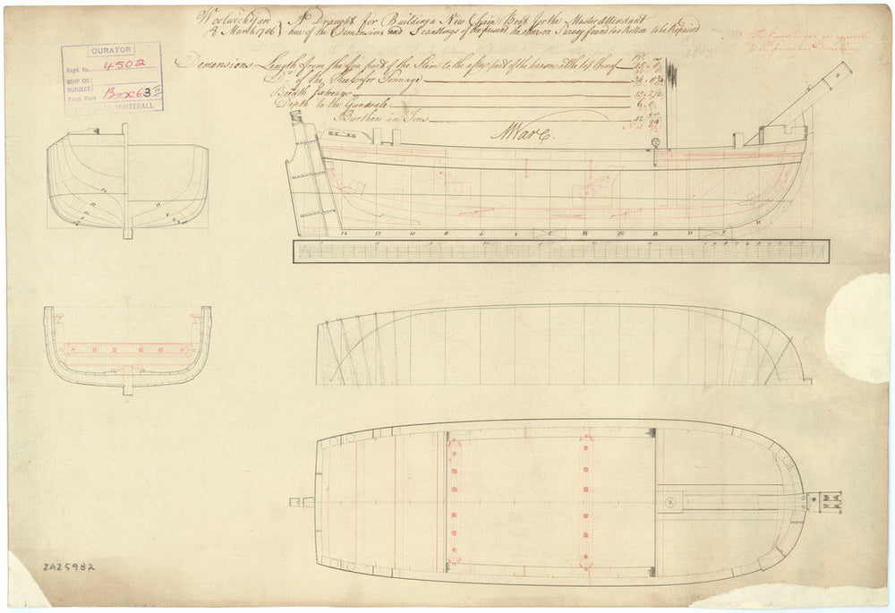 46ft Chain Boat (1786)