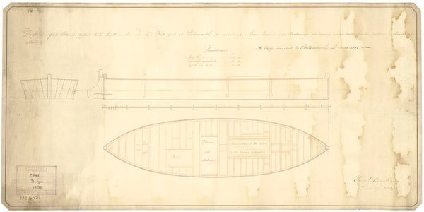 100ft Flat-Bottomed Dredger (circa 1801)