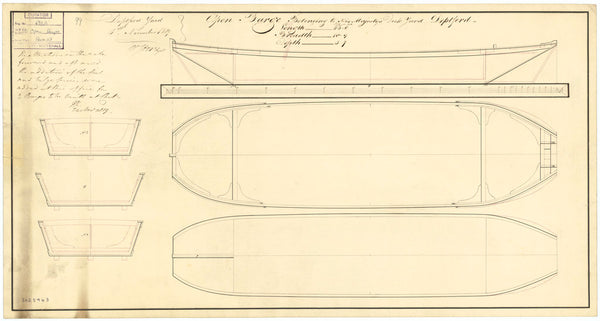 66ft Open Barge (fl. 1819)