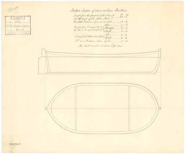 40ft Ballast Lighter (no date)