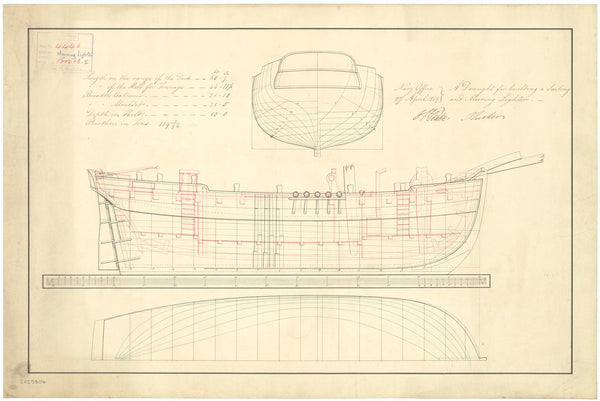 Unnamed 60ft Sailing Mooring Lighter (no date)