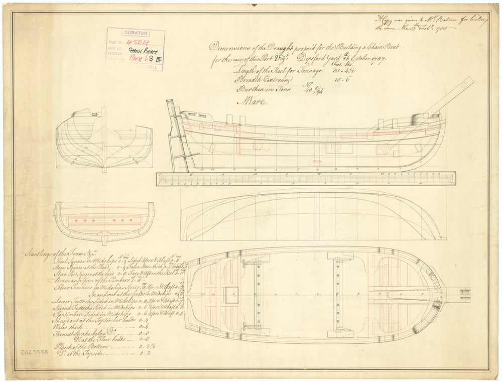31ft Chain Boat (1788)