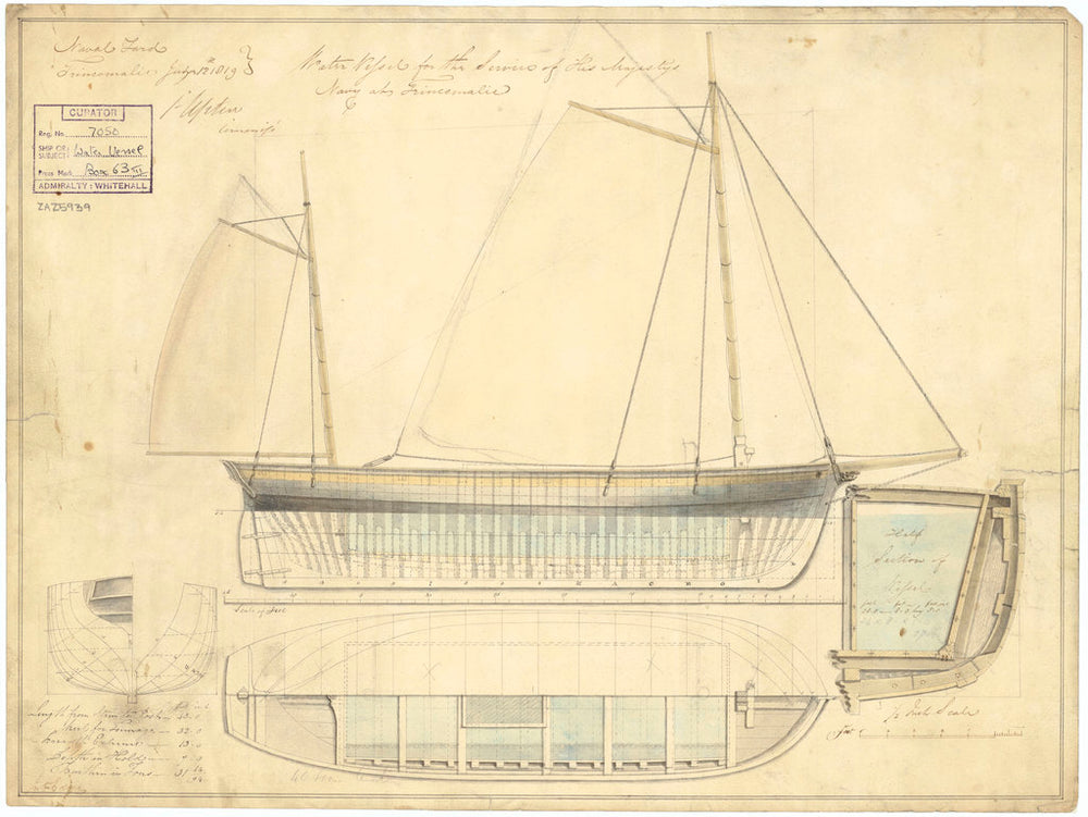 42ft Water Vessel (1821) for Trincomalee