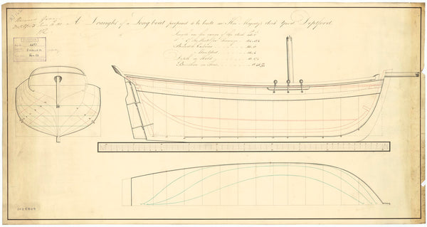 45ft Longboat (possibly 'Swallow' (1812))