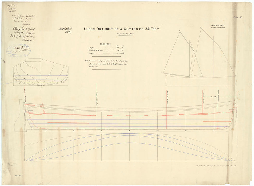 34 ft Cutter