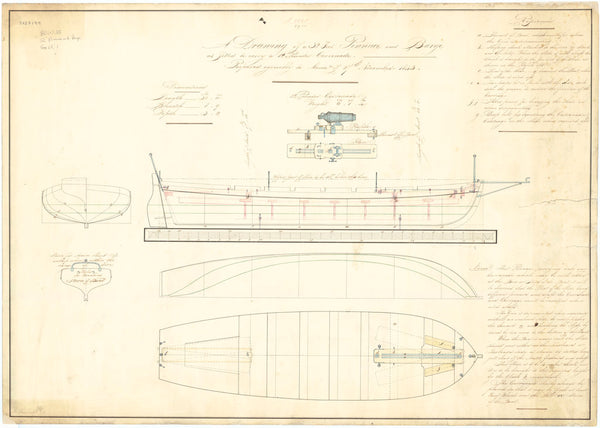 32 ft Pinnace and/or 32 ft Barge