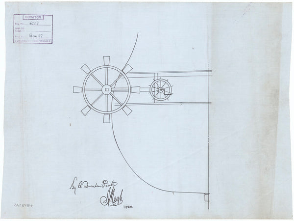 Hand-cranked paddle wheel