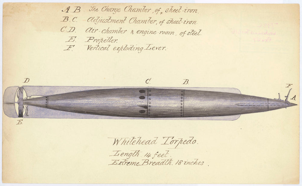 Whitehead torpedo (no date)