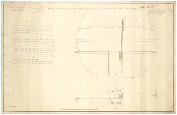 Wash Deck Pump for a 74 gun Ship (c1825)