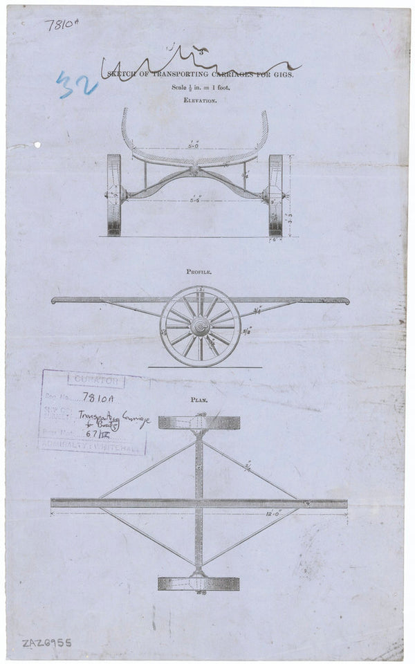 Carriage for transporting Gigs