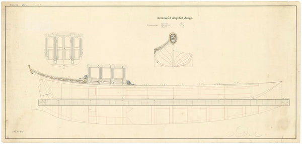 37 ft Greenwich Hospital Barge