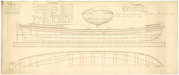 30 ft Pinnace for the Commissioners of the Navy