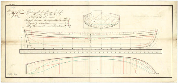 32ft Barge for Vernon (1832)