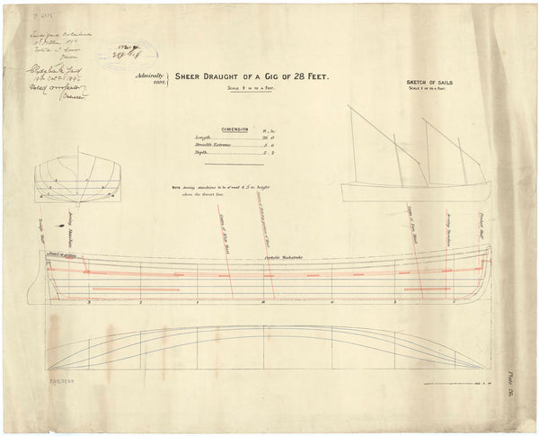 Lines and profile plan