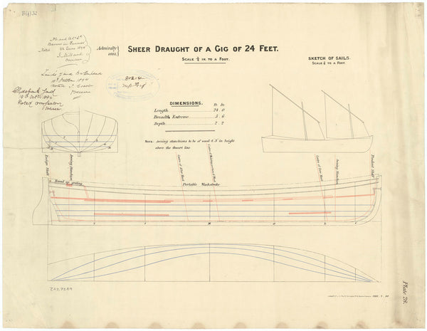 Lines and profile plan