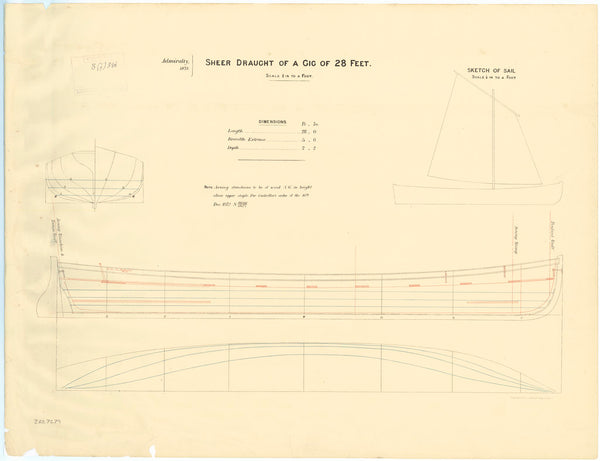 Lines and profile plan